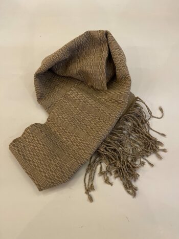DEKIブータン産ストール23065Wild silk（野蚕） 70% COTTON 30%